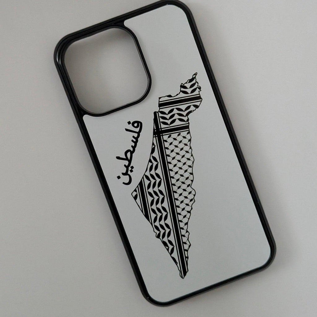 Palestine - iPhone Night Black Rubber Phone Case (Charity)