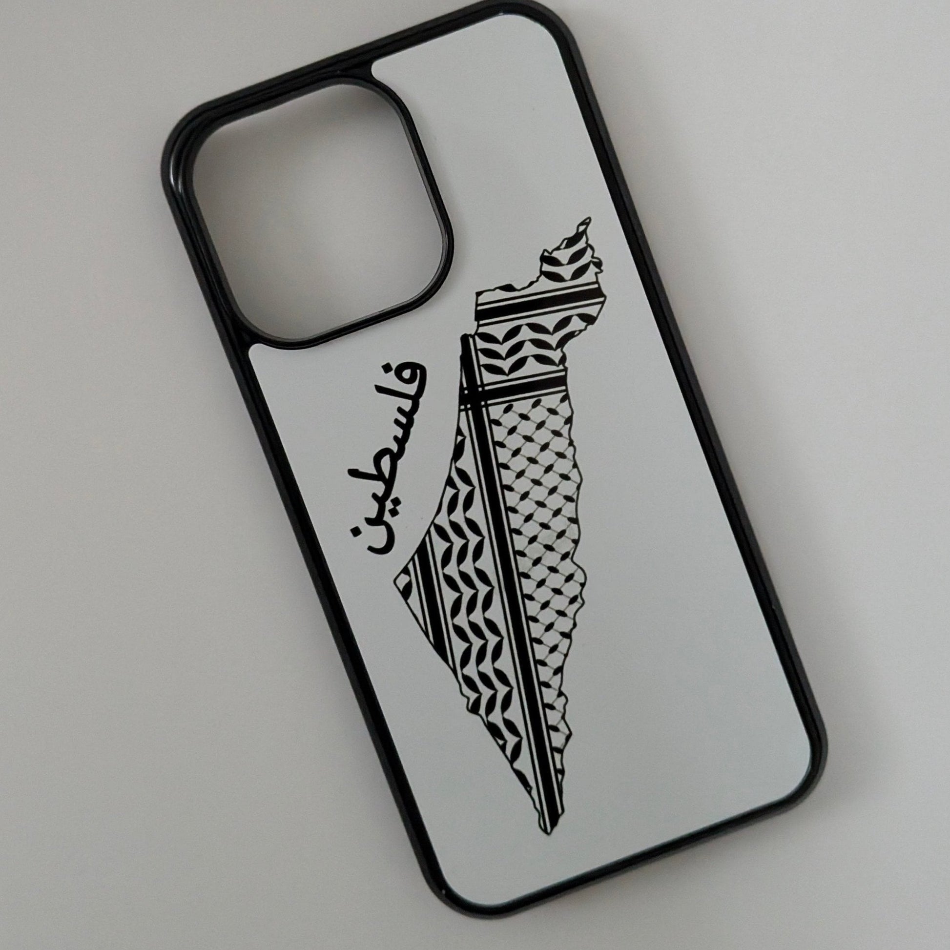 Palestine - iPhone Night Black Rubber Phone Case (Charity)