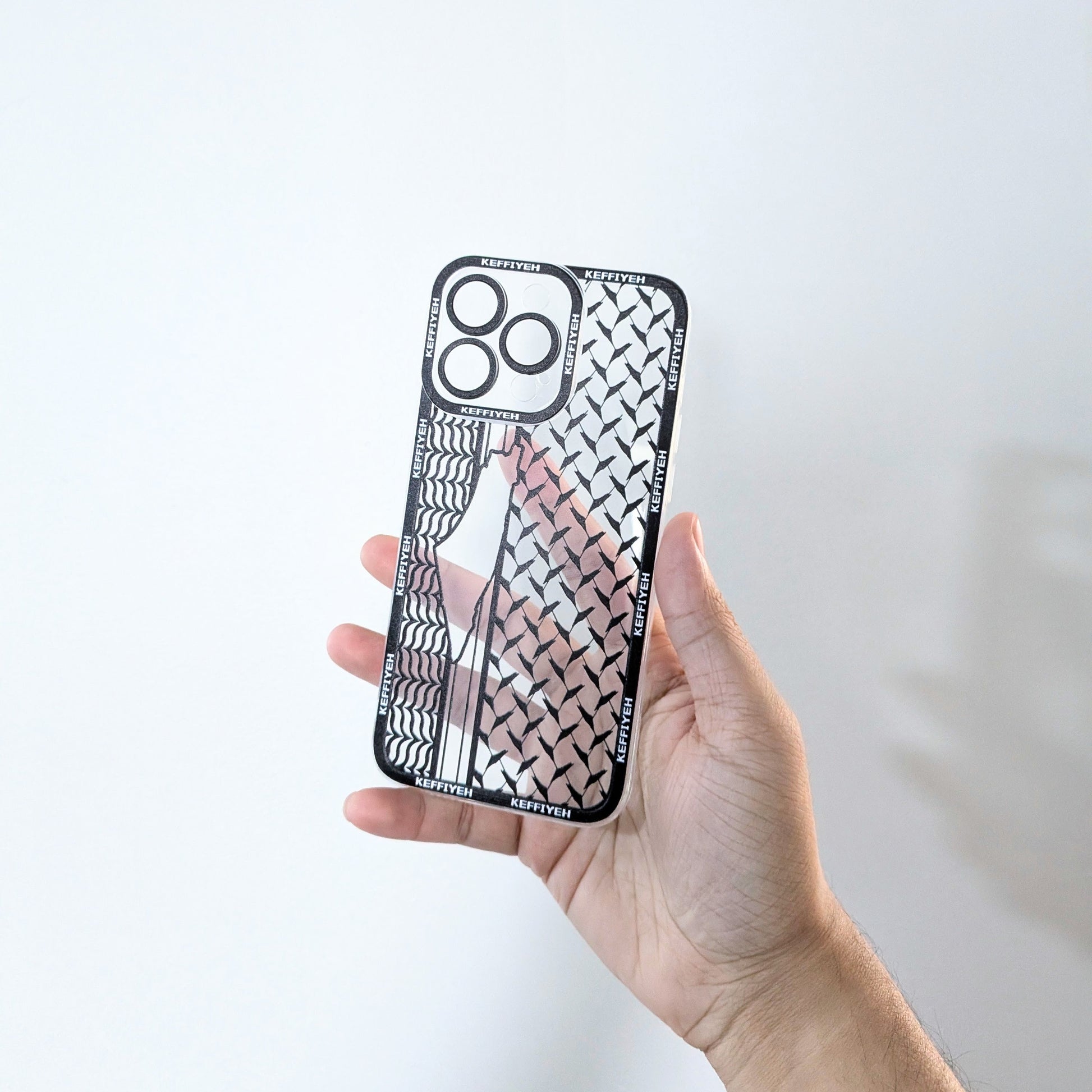 Palestine Keffiyeh - iPhone Transparent Case