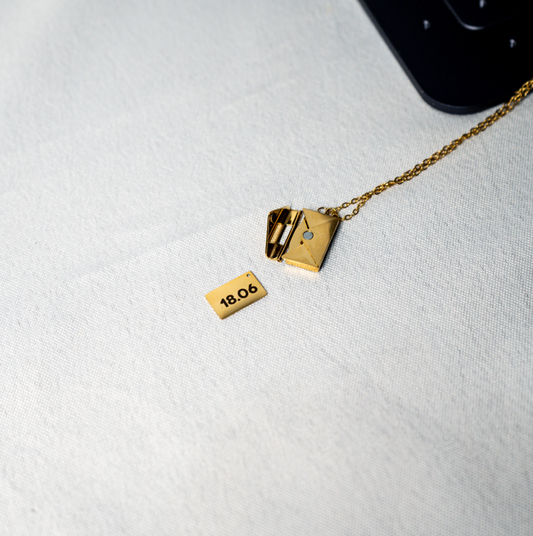 Envelope Pendant Necklace