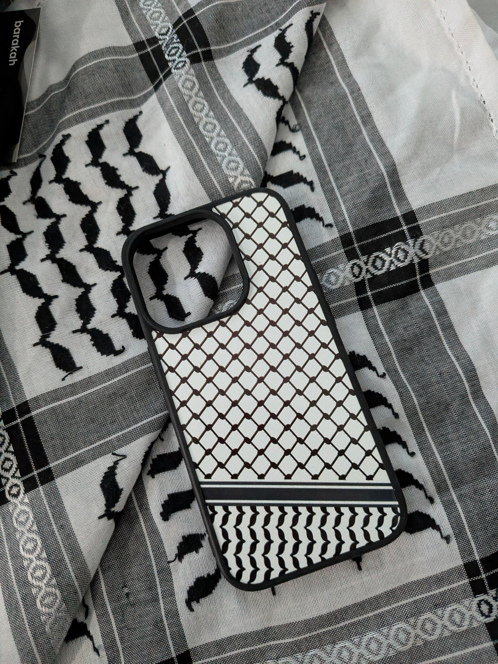 Palestine - iPhone Night Black Rubber Phone Case (Charity)