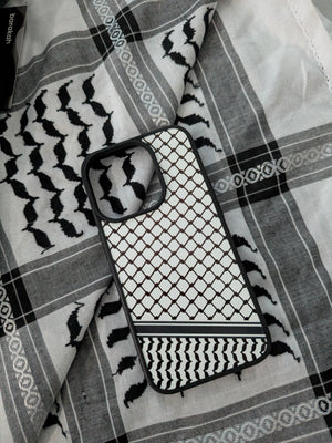 Palestine - iPhone Night Black Rubber Phone Case (Charity)