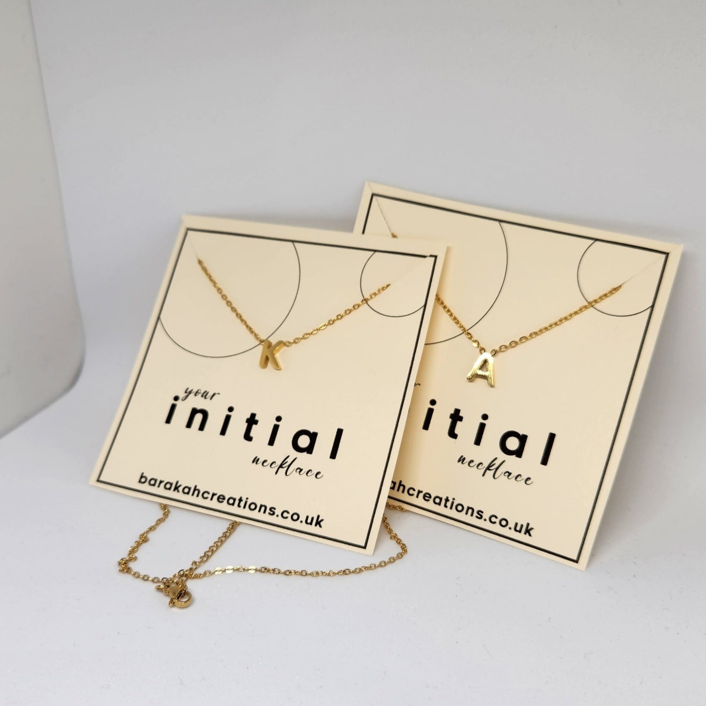 Initial Necklace - Stainless Steel